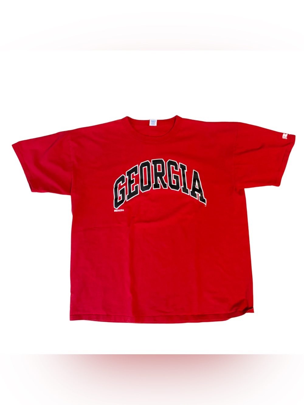 Vintage 90s Georgia Bulldogs Russell Athletic T Shirt XXL UGA Red NCAA